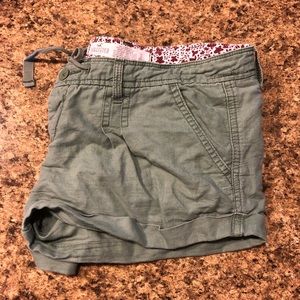 Green Hollister Shorts